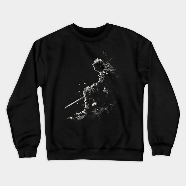 dark soul Crewneck Sweatshirt by Ninja banana